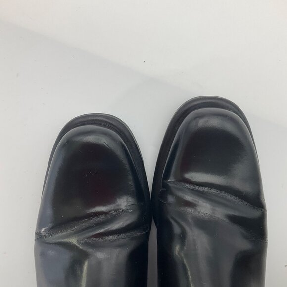 Cole Haan Womens Sz 7B Black Leather Chunky Chelsea Boots Slip-On Shoes Brazil - Picture 8 of 13